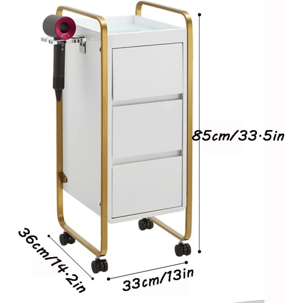 Beauty Salon Cart Makeup Organizer Trolley for Salon 